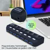 Hochwertiger aktiver USB 3.0 Hub für bis zu 7 Geräte – Produktbild-Vorschau 4