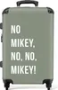 NoBoringSuitcases.com® Großer Koffer - Zitate - Nein Mikey, Produktbild-Vorschau 1