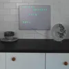 WordClock Jupiter Plain Gray - elegante Wortuhr in Deutsch Produktbild-Vorschau 10