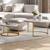 UnboxG Couchtisch Runder Kaffeetisch, 2tlg. mit Produktbild-Vorschau 4
