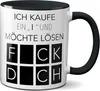 TassenKing Original - Tasse mit Spruch Ich kaufe ein I und Produktbild-Vorschau 1