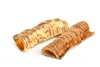 Two dried beef tracheas on a white background. Produktbild-Vorschau