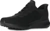 A black athletic shoe is shown from the side against a white background. Voir les images du produit