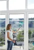 Lave-vitre 3en1 avec manche télescopique et tête articulée Voir les images du produit 4