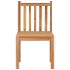 vidaXL Chaises de jardin 8 pcs. Bois massif teck Voir les images du produit 2