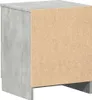 vidaXL Table de nuit avec 2 tiroirs gris béton 40x36x50 cm Voir les images du produit 7