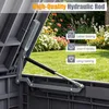 COSTWAY Gartenbox Outdoor mit abschließbarem Deckel 380 L, Produktbild-Vorschau 5