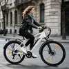 Hiland 26 Zoll-E-Mountainbike, 250W, 7 Gänge, mechanische Produktbild-Vorschau 4