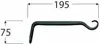 Blumenhalter Blumenhaken haken 195mm Ornament Blumenampel Produktbild-Vorschau 2