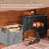 LZQ 2 × koš na palivové dřevo 60 l, plstěný koš z plsti a Náhled obrázku produktu 8