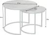 riess-ambiente 2er Set Beistelltische ELEMENTS 60cm grau Produktbild-Vorschau 7