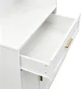 AIORBER Moderne Kompaktgarderobe mit Spiegel & Schuhbank, Produktbild-Vorschau 7