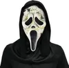 Ghostface Latex Maske mit Kapuze Verkleidung Halloween Produktbild-Vorschau 1