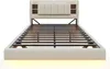 MODFU Gestoffeerd bed, functioneel, 140 x 200 cm, met Productafbeelding-voorbeeld 10