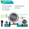 Schminkspiegel mit LED-Beleuchtung – 7-Fache Vergrößerung – Produktbild-Vorschau 11