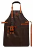 Luxe BBQ Schort en Handschoenen Set van Leer Productafbeelding-voorbeeld 2