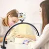 28-Zoll-Klappbare Halbmond-Schreibtischlampe mit Produktbild-Vorschau 3