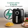 Emerio friteuse à air – 3,2 L – 1450 W – thermostat Voir les images du produit 5