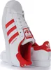 Adidas Superstar XLG Ledertrainer für Herren in Weiß Rot – Produktbild-Vorschau 9