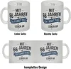 Mit 66 Jahren beginnt das Leben Glas Tasse Produktbild-Vorschau 4
