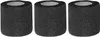 3er Pack Kohäsive Flexbandagen schwarz – Elastische, Produktbild-Vorschau 1