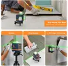 CIGMAN CM-701T Křížový Laser 3x360° | 3D Zelený Nivelačný Náhľad obrázku produktu 12