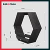 KOTARBAU® Hexagon Wandregal Schwarz 14x47x41 cm Hexagon Produktbild-Vorschau 7