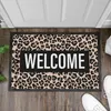 Trendation - Welcome Fußmatte Leopard Muster Willkommen Produktbild-Vorschau 2