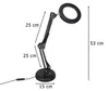 KIK KX2987 Multifunkčná kozmetická lampa s lupou 12 W, USB, Náhľad obrázku produktu 13