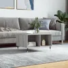 The Living Store Couchtisch Grau Sonoma 60x50x36,5 cm Produktbild-Vorschau 2