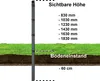 ROYSSON® Doppelstabmattenzaun 6/5/6 Komplettset | 17,5 m Produktbild-Vorschau 4