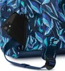 A close-up view of a backpack with a phone in a side pocket. Produktbild-Vorschau