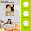 ARTland Leinwandbild Herzstruktur Größe: 45x60 cm Produktbild-Vorschau 3