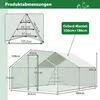 Großer Hühnerstall aus Metall 3x4m – Voliere mit Produktbild-Vorschau 2