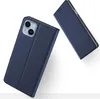 Two blue iPhone cases are shown against a white background. One case is open, showing the camera cutout, and the other is closed. Produktbild-Vorschau