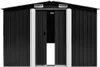 vidaXL Abri de jardin anthracite 257x779x181 cm Acier Voir les images du produit 9