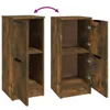 Sideboard Räuchereiche 30x30x70 cm Holzwerkstoff Produktbild-Vorschau 9