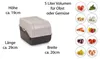 Novaliv 2x Mittel 5L perlmut Gemüsebox Kartoffel Produktbild-Vorschau 2