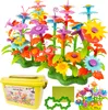Malplay Bauklötze Blumen Kreative Blöcke Gartenbau Geschenk Produktbild-Vorschau 1