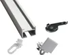 Gardinia Aluminium-Vorhangschienen Set 1-Lauf LUNA weiß Produktbild-Vorschau 8
