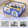 LZQ Laufstall Baby 200x180cm, Laufgitter Baby Absperrgitter Produktbild-Vorschau 11