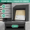 Avalo Brievenbus Zwart RVS - Wandbrievenbus - Incl. Productafbeelding-voorbeeld 7