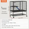 VEVOR 39" pojízdná kovová klec pro fretky, velká Náhled obrázku produktu 7