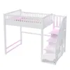 Flieks Etagenbett 140x200cm mit Stauraumtreppe, Kinderbett Produktbild-Vorschau 7
