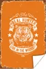 MuchoWow® Poster Jahrgang - Tiger - Orange 120x180 cm - Produktbild-Vorschau 1