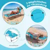 COSTWAY Sdraio con foro per la testa, sdraio da giardino Anteprima dell’immagine prodotto 4