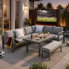 MeXo Gartenlounge-Set Gartenmöbel setaus Aluminium, Produktbild-Vorschau 2