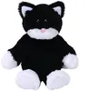 TY Bessie, Spielzeug-Katze, Schwarz, Weiß, Katze, Produktbild-Vorschau 3