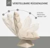 HOMCOM Bodenstuhl Bodensofa mit verstellbarer Rückenlehne, Produktbild-Vorschau 3