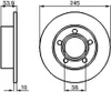 BOSCH Bremsscheiben (2 Stück)  0 986 478 461 Produktbild-Vorschau 1